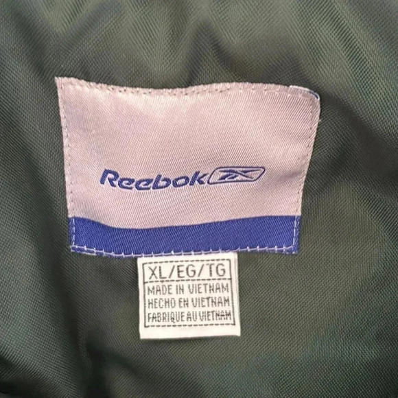 Jets reebok vintage bomber jacket - Picture 6 of 8